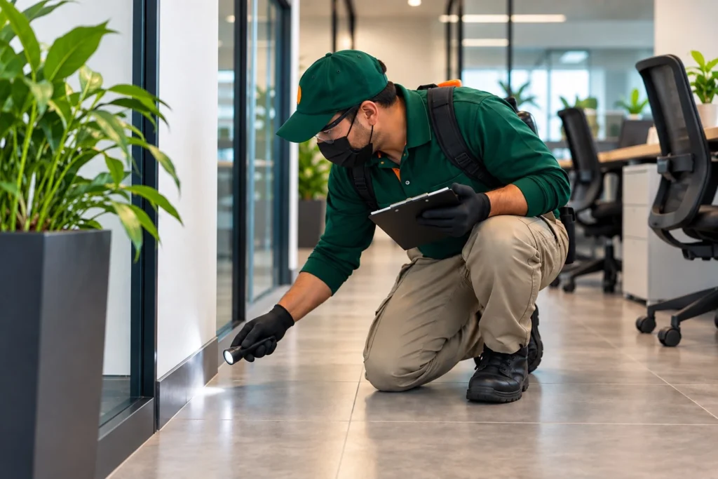 Prevención de plagas en una empresa mediante inspección profesional de instalaciones